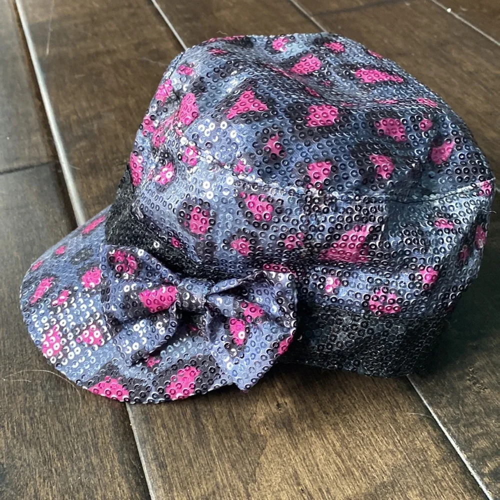 💜3/$15 Sparkling Hat with Bow
